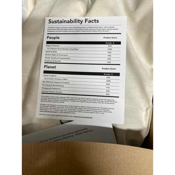 Brand New Nisolo Men's Size 8 Tobacco Brown Diego Everyday Sneaker Shoes - Picture 7 of 7